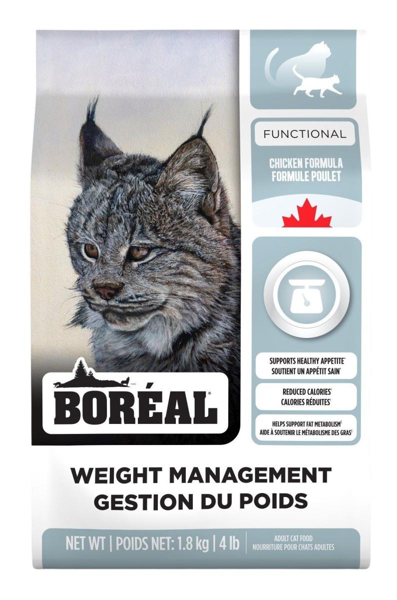Br7025 - Nourriture au poulet pour la gestion du poids pour chats - Boréal Functional