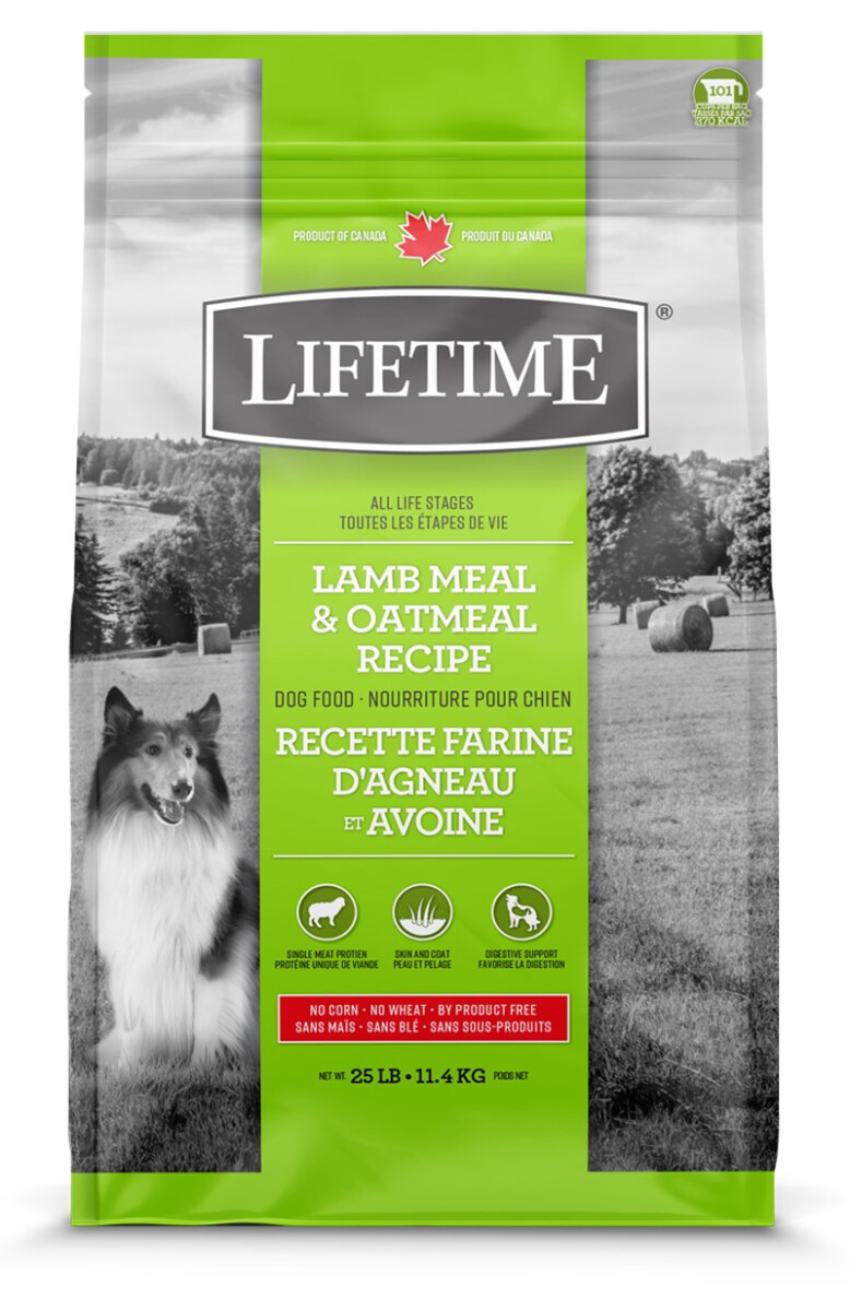 F120 - Nourriture pour chiens à l'agneau et à l'avoine - Lifetime