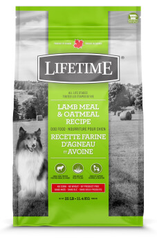 Nourriture pour chiens à l'agneau et à l'avoine - Lifetime