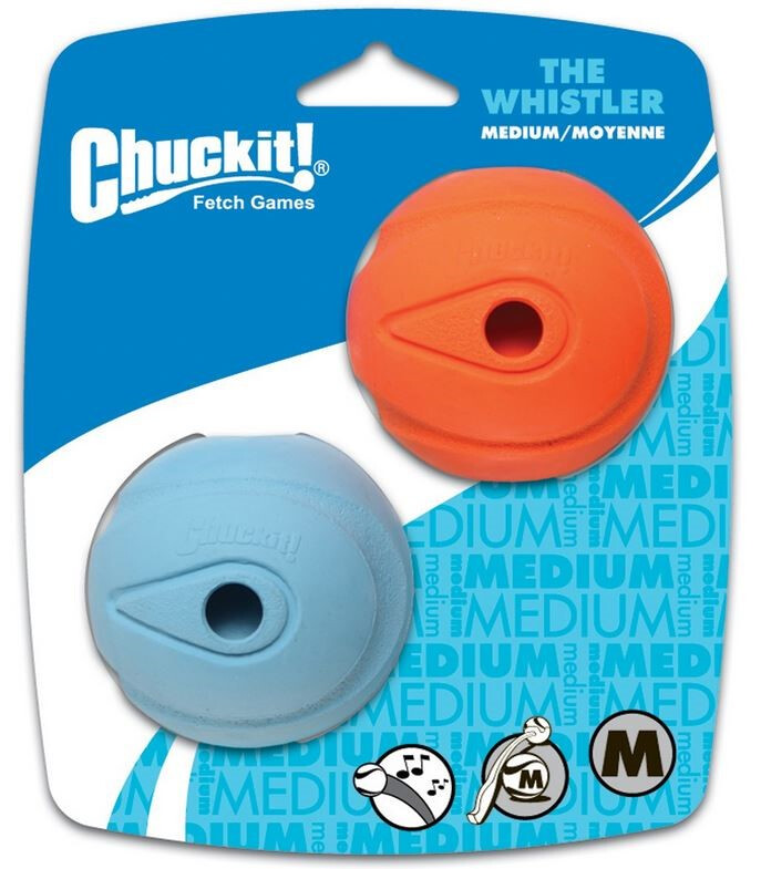 Ht43745 - Balle Whistler Fetch Games pour Chiens - Chuckit!