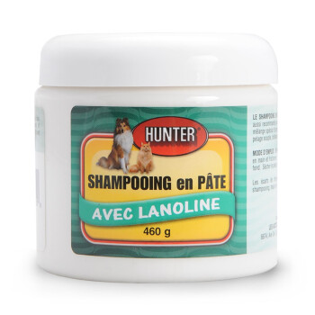 Shampoing en pâte avec Lanoline pour animaux - Hunter