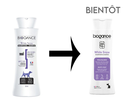 Shampoing pour Chiens et Chats à Poil Blanc - Biogance