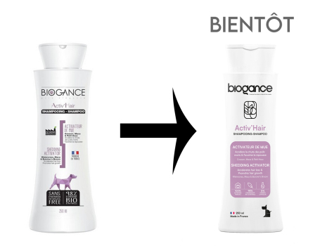 Shampoing Activateur de Mue pour Chiens et Chats - Biogance