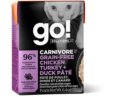 Pc9601 - Nourriture en boîte pâté de poulet, dinde et canard pour chats - Go ! Carnivore