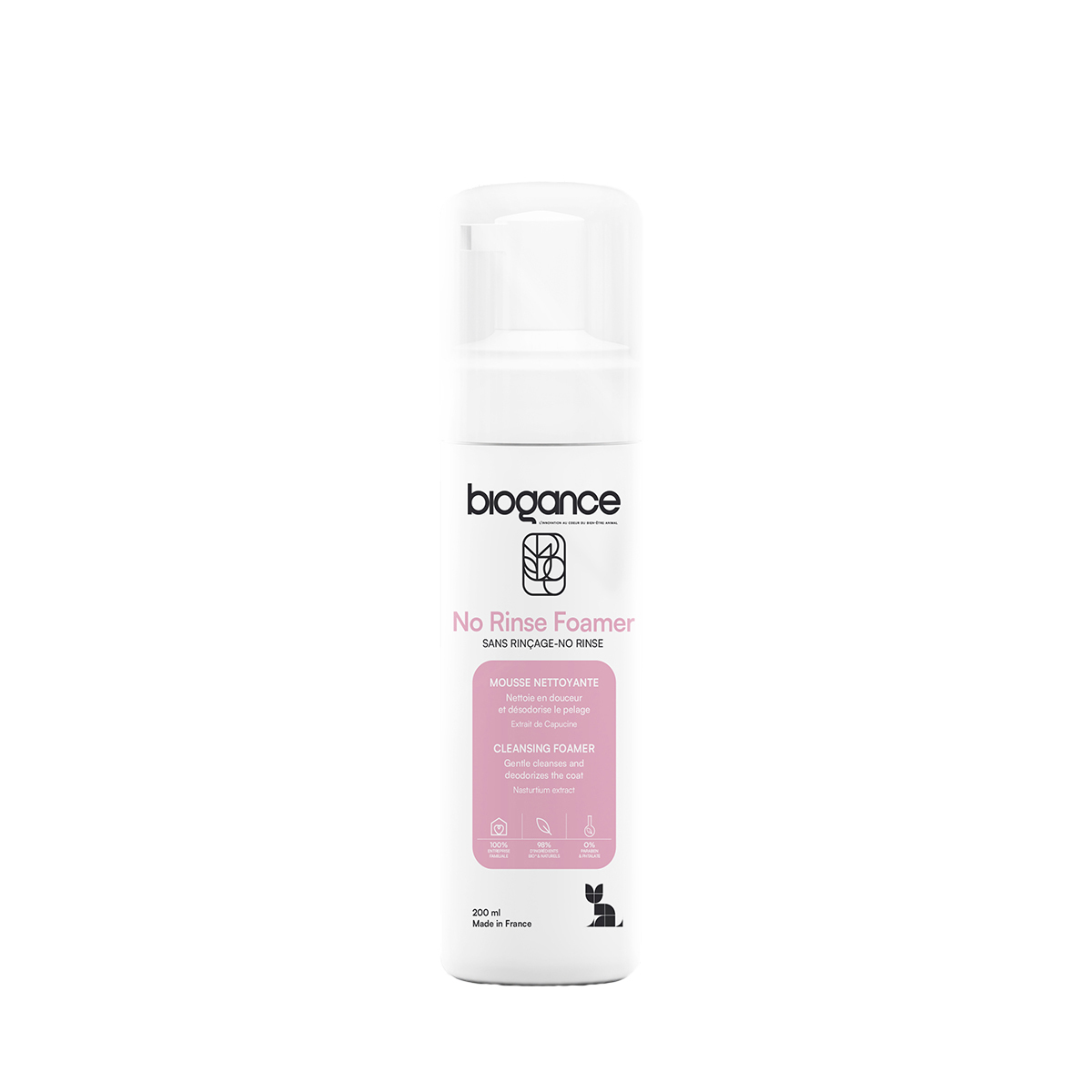Bg1306 - Shampoing Moussant Sans Rinçage pour Chats – Biogance