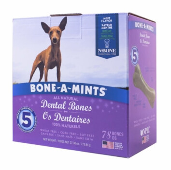 Bone-a-Mints Os Dentaire à la Menthe pour Chien de 5 à 14lbs