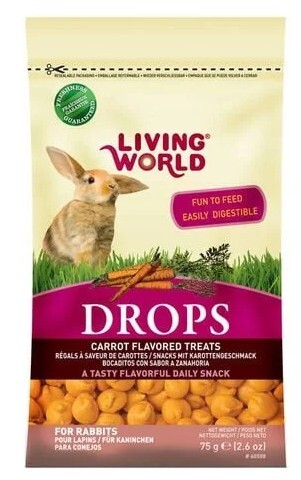 Hg60508 - Gâteries aux Carotte pour Lapins 75gr- Living World
