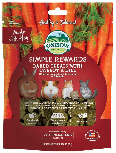 Ga2412 - Gâterie aux carottes et à l'aneth pour petits animaux - Oxbow