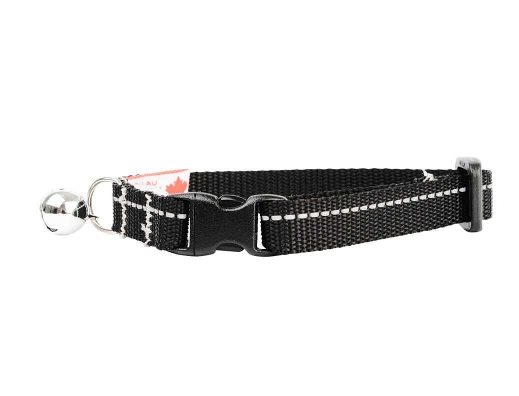 C00001 - Collier pour chat avec boucle de sécurité Noir - Rc Pets