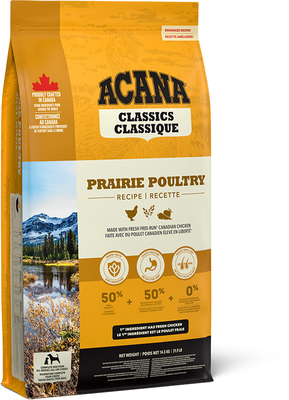 On350 - Nourriture pour chiens prairie poultry - ACANA Classique