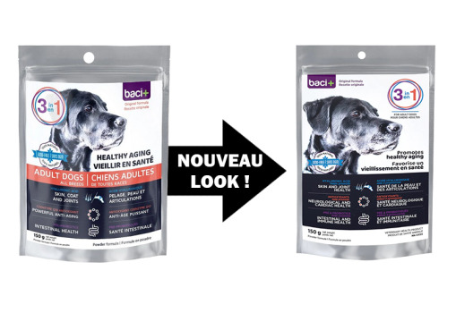 Baci+ Solution 3 en 1 pour Chien Âgé de 5 ans et plus - 150gr