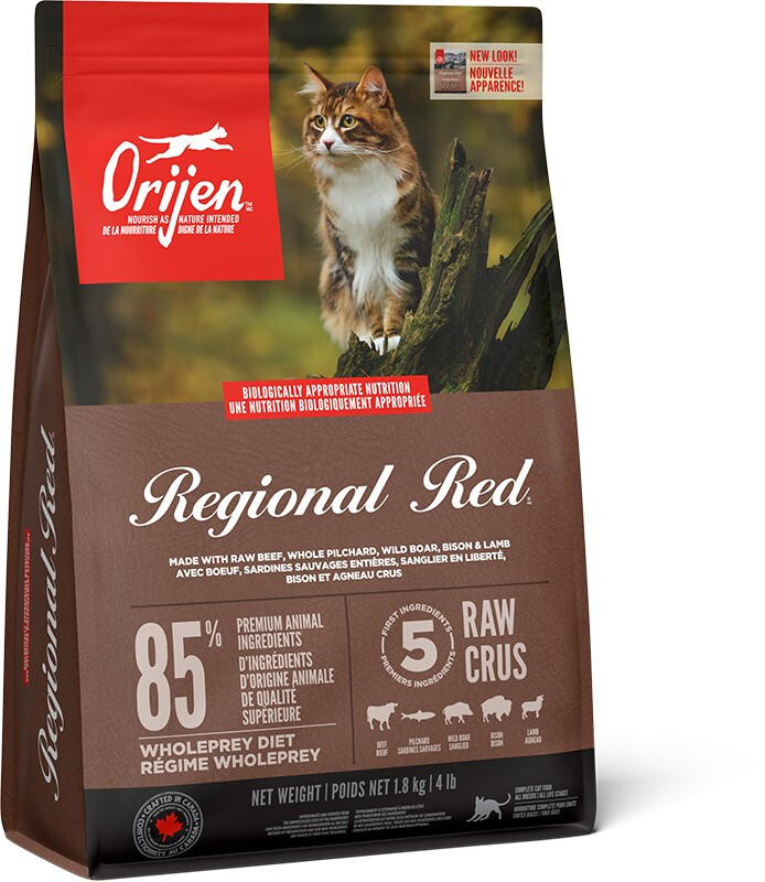 Oj670 - Nourriture sans grains pour chats regional red - ORIJEN