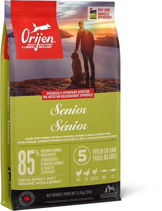 Oj344 - Nourriture sans grains pour chiens Senior – ORIJEN