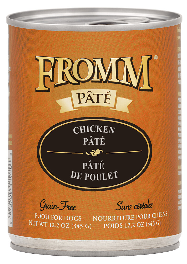 Fr361 - Nourriture en boîte pour chiens pâté de poulet sans grains - Fromm Gold