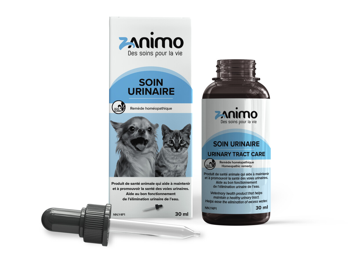 Z00302 - Soin urinaire gouttes homéopathique pour animaux - Zanimo