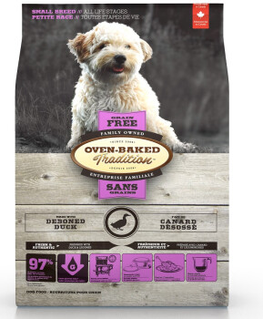 Nourriture sans grains pour chiens de petites races au canard - Oven-Baked Tradition