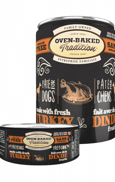 Ob711 - Conserve pour chiens sans grains à la dinde - Oven-Baked Tradition