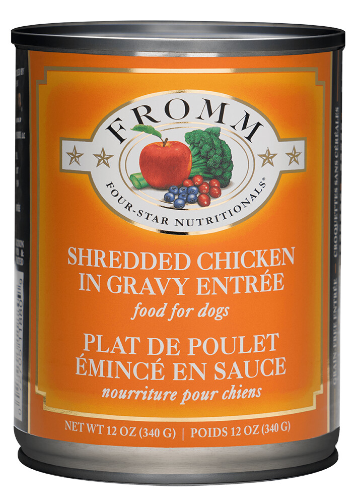 Fr301 - Nourriture en boîte pour chiens poulet émincé en sauce - Fromm Four-Star