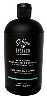 Shampooing à l'Huile de Graine de Chanvre pour Animaux - Sabine et Gaspard