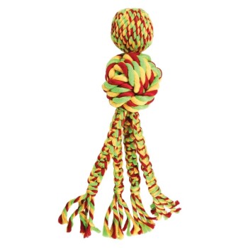 Jouet pour Chiens Kong Wubba Weaves avec Corde – Kong