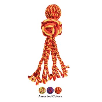 Jouet pour Chiens Kong Wubba Weaves avec Corde – Kong
