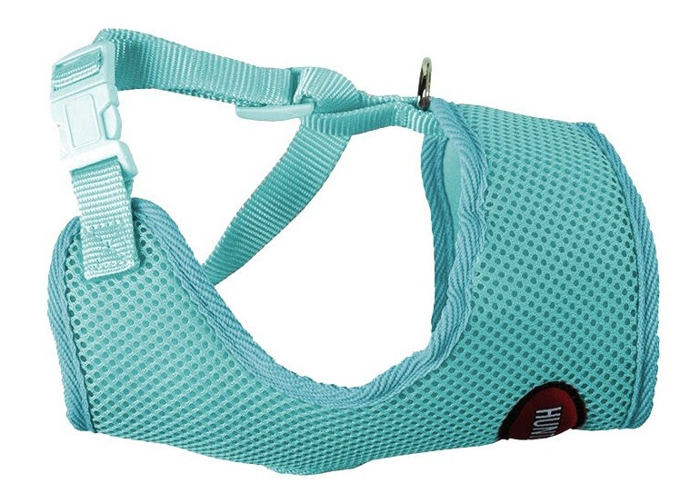 Ht16213 - Harnais pour Chiens en Nylon Doublé Confortable Bleu – Hunter