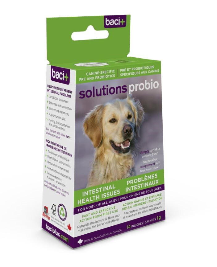 Y29007 - Solutions Probio pré et probiotiques pour chiens - Baci+