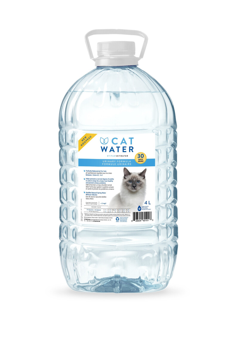 Cw2000 - Eau Formule Urinaire pour Chats 4 Litres - Cat Water