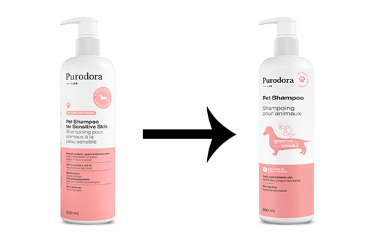 Shampoing pour Animaux à la Peau Sensible - Purodora Lab