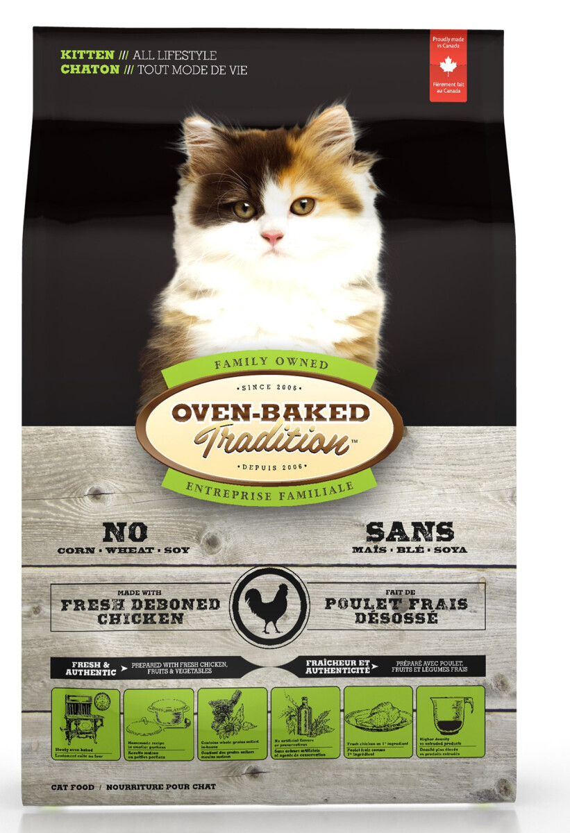 Ob522 - Nourriture pour chatons au poulet - Oven-Baked Tradition