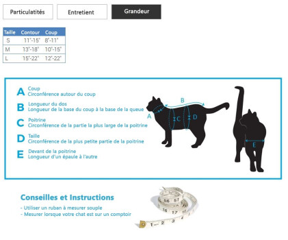 Ensemble Harnais et Laisse Noir pour Chats  - Rc Pets