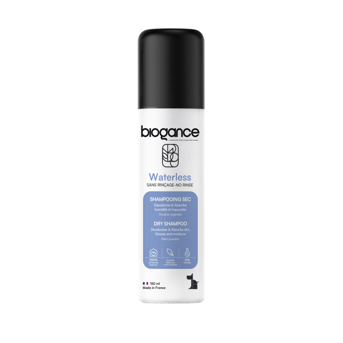 Biogance Shampooing Poils Blancs White Snow pour chien 1L-Natura Equidog Litrage 1 L