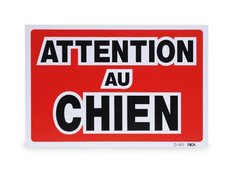Rd901 - Pancarte '' Attention Au Chien''