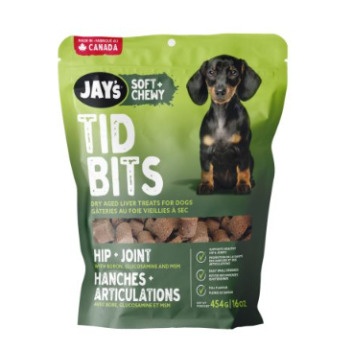 Gâteries soins articulaires Tid Bits au foie pour chiens - Jay's