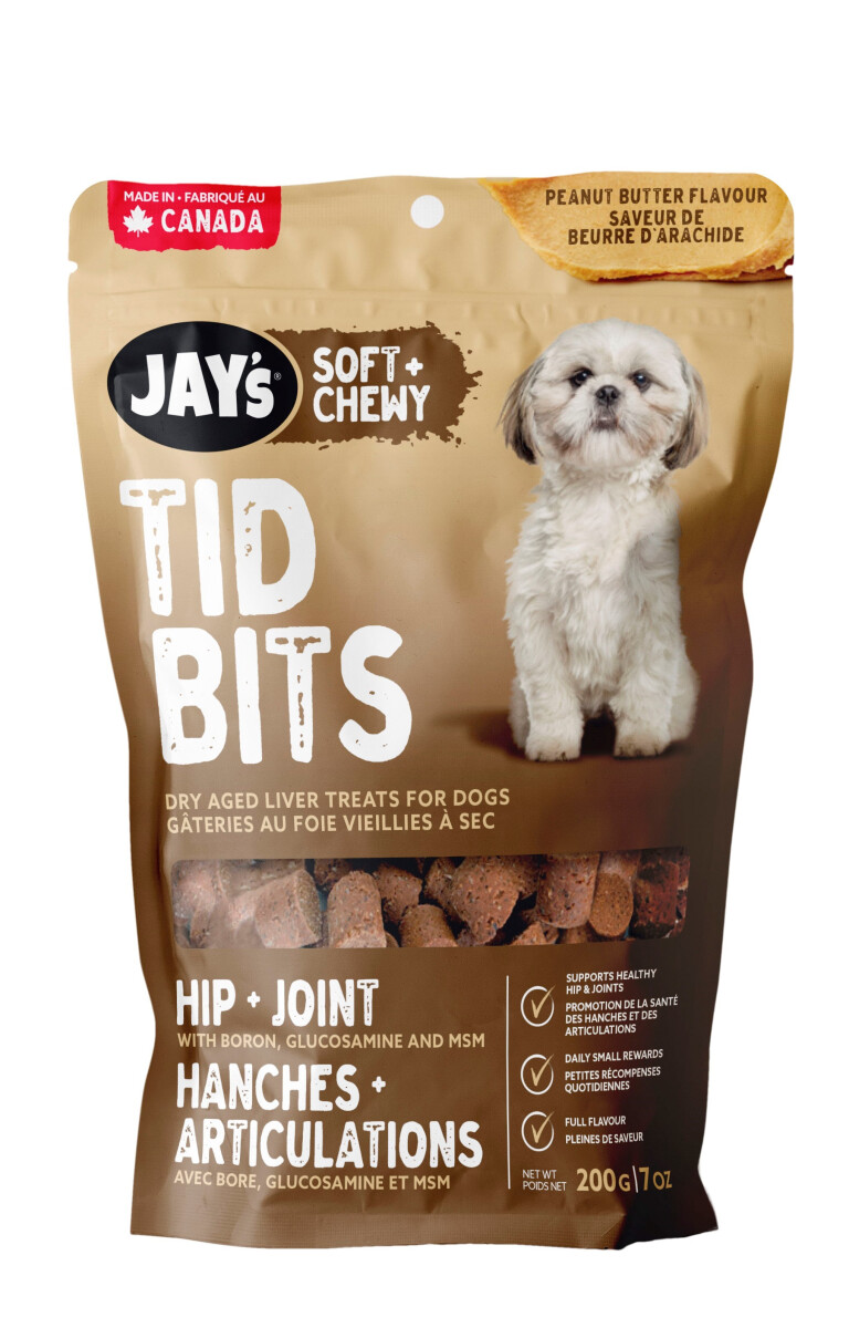 Hl912 - Gâteries pour chiens Tid Bits à saveur d'arachide - Jay's 