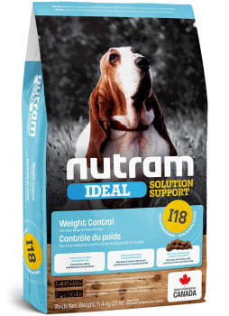 Nourriture pour chiens contrôle de poids au poulet - Nutram Ideal I18