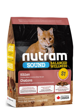 Nourriture pour chatons au poulet et saumon - Nutram Sound S1