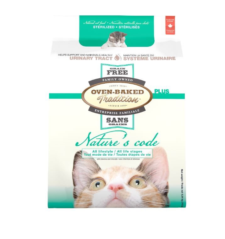 Ob932 - Nourriture pour chats sans grains soin préventif urinaire - Nature's Code