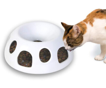 Bol Modérateur Tiger Diner en Céramique pour Chats - Pionner Pet
