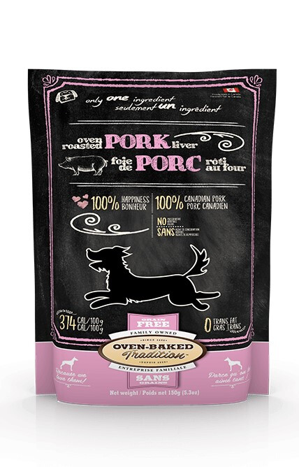 Ob092 - Gâterie foie de porc séché au four pour chiens - Oven-Baked Tradition