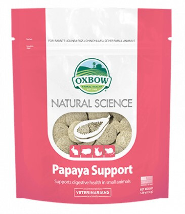 Ga2399 - Supplément digestif à la papaye pour petits animaux Natural Science - Oxbow