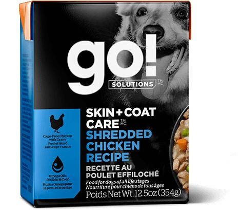 Pc9104 - Nourriture en boîte ragoût au poulet effiloché pour chiens - Go ! Skin + Coat Care
