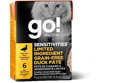 Pc9606 - Nourriture en boîte pâté de canard à ingrédients limités pour chats - Go ! Sensitivities