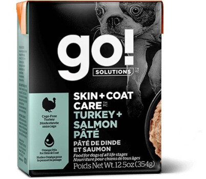 Nourriture en boîte à la dinde et au saumon pour chiens - Go ! Skin + Coat Care