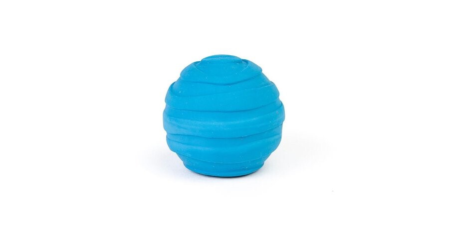 Bz03685 - Mini Balle Bleue en Latex pour Chiens - Büd'z