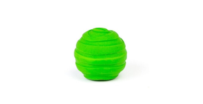 Mini Balle Verte en Latex pour Chiens - Büd'z 