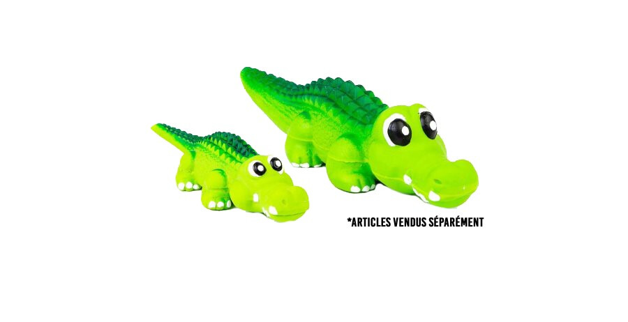 Bz03692 - Jouet Alligator Vert pour Chiens - Büd'z 