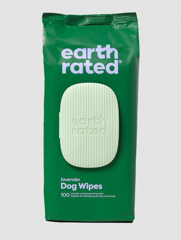 50470 - Lingettes compostables à la lavande pour animaux - Earth Rated