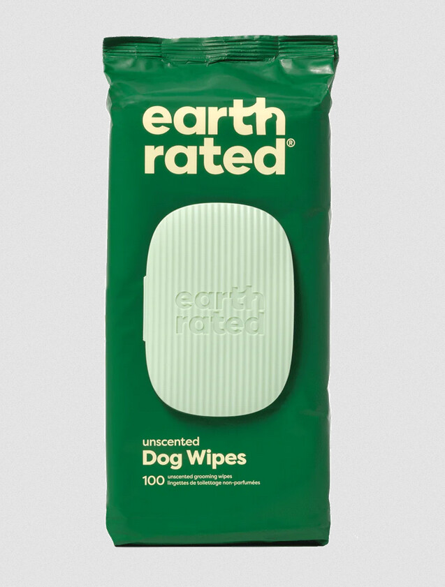 50471 - Lingettes compostables sans odeur pour animaux - Earth Rated