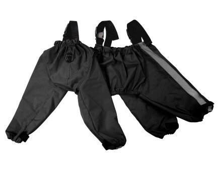 Pantalon Imperméable Noir de Protection BodyGuard pour Chien - FouFou Dog